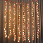 180CM Artificial Sakura Flowers Vine for Wedding Decoration Garden Arch Home Room Decor Party Bridal Fake Silk Outdoor Ornament