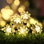 Water Droplets Solar String Lights Led Waterproof Outdoor Decoration Garland Fariy Lights Christmas Wedding Party Garden