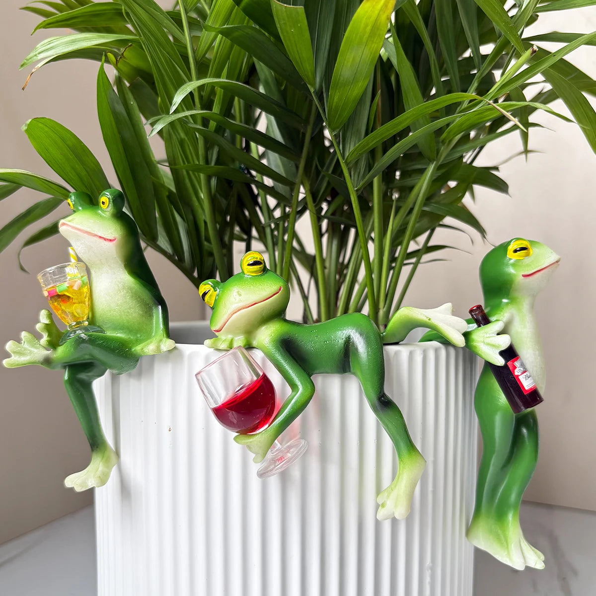 1Pc Resin Frog Statue Bonsai Accessories, Animal Decoration, Suitable for Lawn, Backyard and Garden/Flower Pot Decoration/Home Decoration/Bonsai Accessories