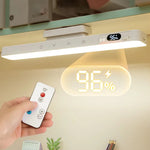 LED Table Lamp Magnetic Hanging USB Rechargeable Desk Lamp 3/5 Color Reading Light Dimmable Cabinet Closet Wardrobe Night Light