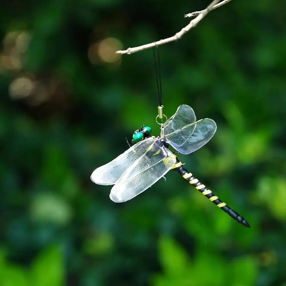 12Cm Simulation Dragonfly Outdoor Mosquito Repellent Insect Model Garden Hanging Ornaments