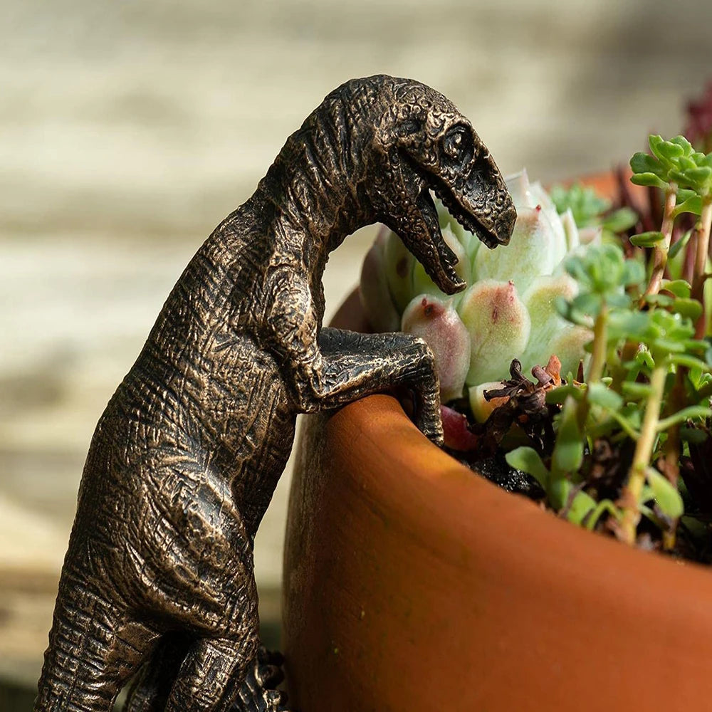 1Pc Small Dinosaur Decorations Flower Pot Bonsai Craft Decorations Flower Pot Pals Garden Decor Home Decor Dinosaur Gifts