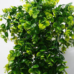 1Pcs Artificial 5Forks Rattan Eucalyptus Wall Hanging Simulation Greenery Fake Hanging Plants Vine Diy Home Outdoor Decor Plant