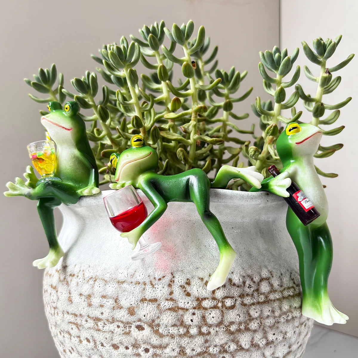 1Pc Resin Frog Statue Bonsai Accessories, Animal Decoration, Suitable for Lawn, Backyard and Garden/Flower Pot Decoration/Home Decoration/Bonsai Accessories