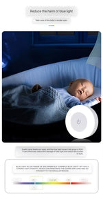 Energy Saving Led Touch Sensor Night Lights USB Rechargeable Magnetic Wall Light Room Aisle Bedroom round Portable Night Lamp