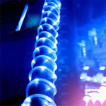 Solar Rope Lights Solar LED Light Path Deck Outdoor Garden Solar String Lights Waterproof Outdoor Lighting Strips 8 Light Modes
