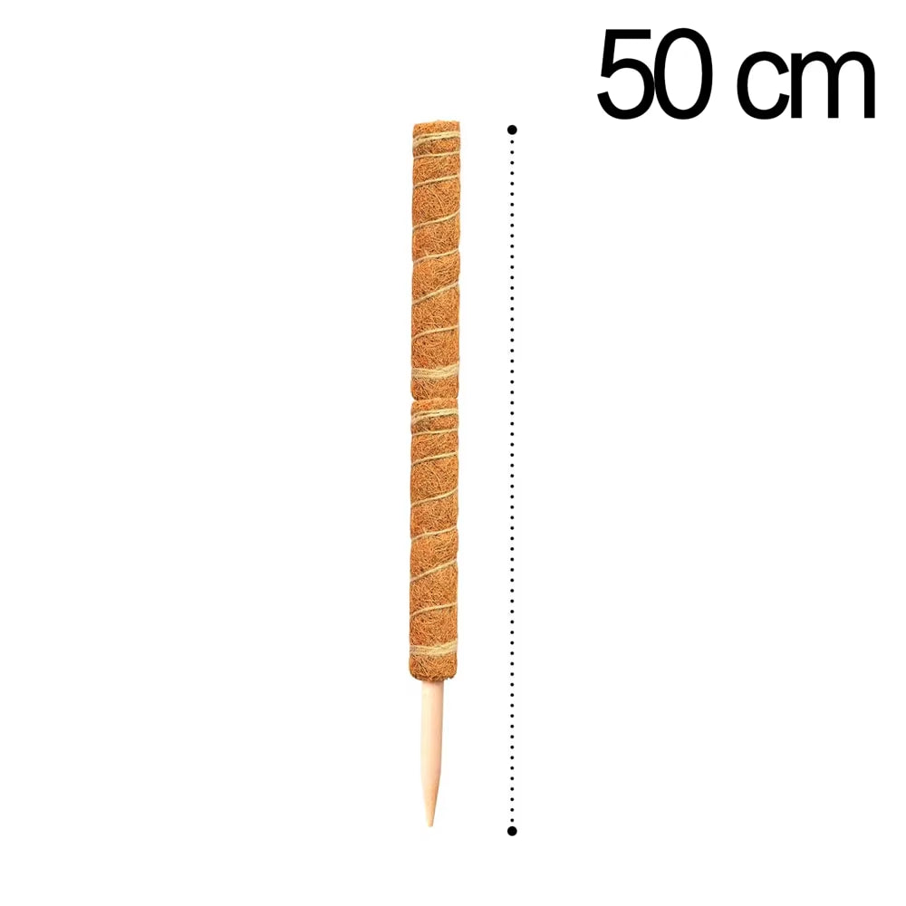 30/40/50Cm Plant Climbing Coir Totem Pole Safe Gardening Coconut Stick for Climbing Plants Vines and Creepers Plant Support