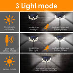 Outdoor Solar Lamp 100 LED Wall Lights PIR Motion Sensor Solar Powered Sunlight Street Light Garden Decoration​