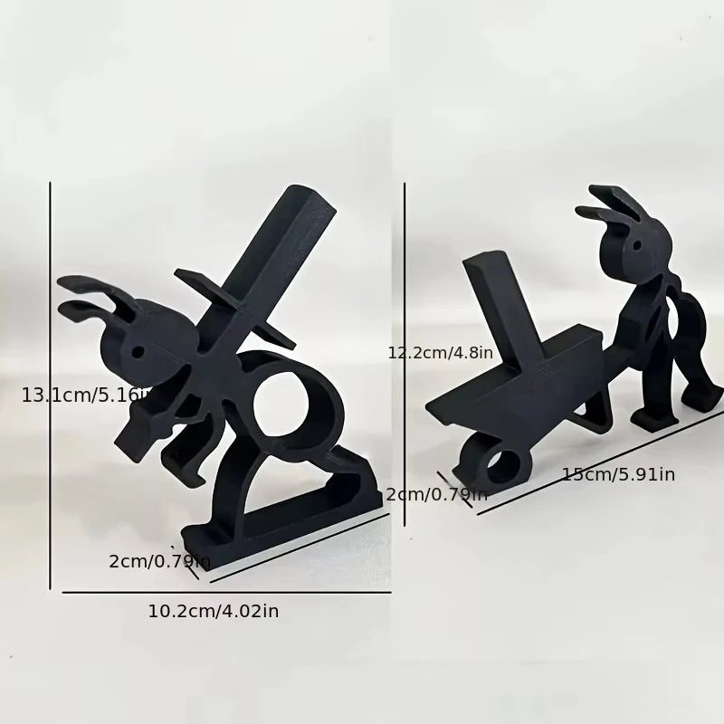 Cute Simple Animal Tissue Holder -Minimalist and Practical Paper Roll Holder an Ideal Creative for Holiday Gift Idea