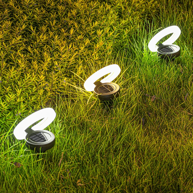 1/4PCS Solar Lights Outdoor,Waterproof Atmosphere Light,Outdoor Buried Lamps, Wall Lighting, Lawn Lamp, for Balcony Garden Decor