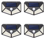 Outdoor Solar Lamp 100 LED Wall Lights PIR Motion Sensor Solar Powered Sunlight Street Light Garden Decoration​
