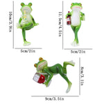 1Pc Resin Frog Statue Bonsai Accessories, Animal Decoration, Suitable for Lawn, Backyard and Garden/Flower Pot Decoration/Home Decoration/Bonsai Accessories