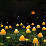 Solar Lights String Mushroom Lawn Fairy Lights LED Solar Lamps Outdoor for Garden Patio Terrace Path Landscape Decoration Lamps