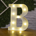 Alphabet Letter LED Lights Luminous Number Lamp Battery Warm Night Light for Home Wedding Birthday Christmas Party Decoration