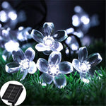 Water Droplets Solar String Lights Led Waterproof Outdoor Decoration Garland Fariy Lights Christmas Wedding Party Garden