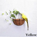 25/35Cm Creative Handmade Simulation Parrot Animal Bird Garden Props Decoration Miniature Feather Lawn Doll Ornaments