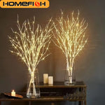 1 PC White Birch Branch LED Festive Lights Battery Operated for Christmas Party Wedding Outdoor Decoration Twig Lights