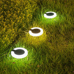 1/4PCS Solar Lights Outdoor,Waterproof Atmosphere Light,Outdoor Buried Lamps, Wall Lighting, Lawn Lamp, for Balcony Garden Decor