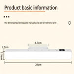 LED Table Lamp Magnetic Hanging USB Rechargeable Desk Lamp 3/5 Color Reading Light Dimmable Cabinet Closet Wardrobe Night Light