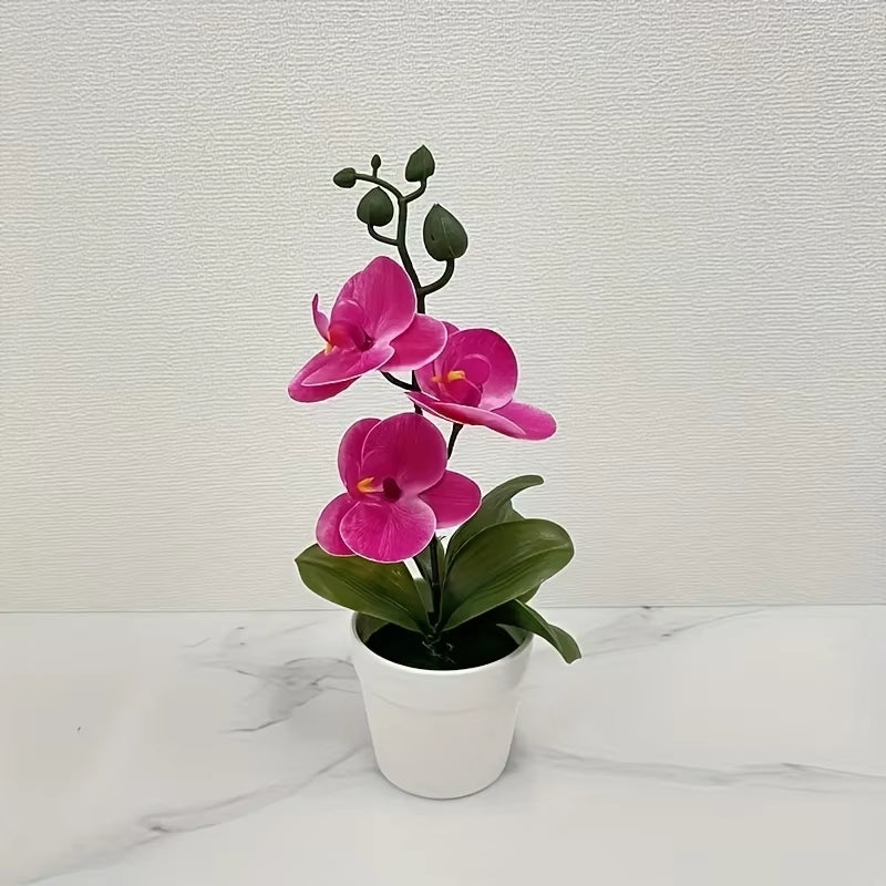 Artificial Orchid, Home/Office Decoration - Display of Living Room Dining Table, Entrance Flower Decoration, Not Easy to Fade