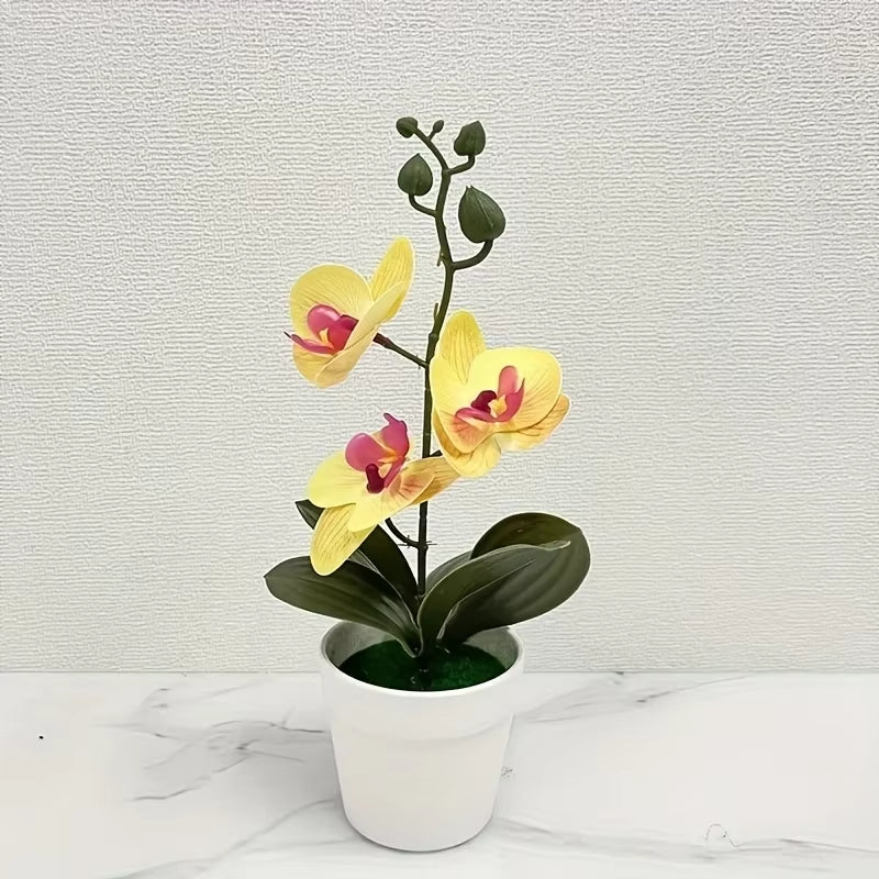Artificial Orchid, Home/Office Decoration - Display of Living Room Dining Table, Entrance Flower Decoration, Not Easy to Fade