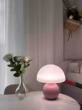 Mushroom Table Lamp — Soft Glow, USB Rechargeable, 5 Colors
