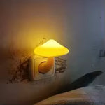 Mushroom Plug-In Night Light — Auto Sensor, Warm White