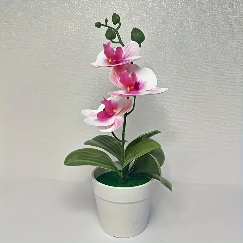 Artificial Orchid, Home/Office Decoration - Display of Living Room Dining Table, Entrance Flower Decoration, Not Easy to Fade