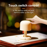 Mini Sunset Night Lamp Desktop Creative USB Rechargeable Ins Mushroom Style Led Night Light for Coffee Bar Home Decor Bedroom