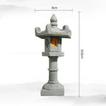 Mini Pagoda Lantern Light Garden Statue Micro Landscape Fish Tank Zen Yard Aquarium Bonsai Zen Garden Home Outdoor Decorations
