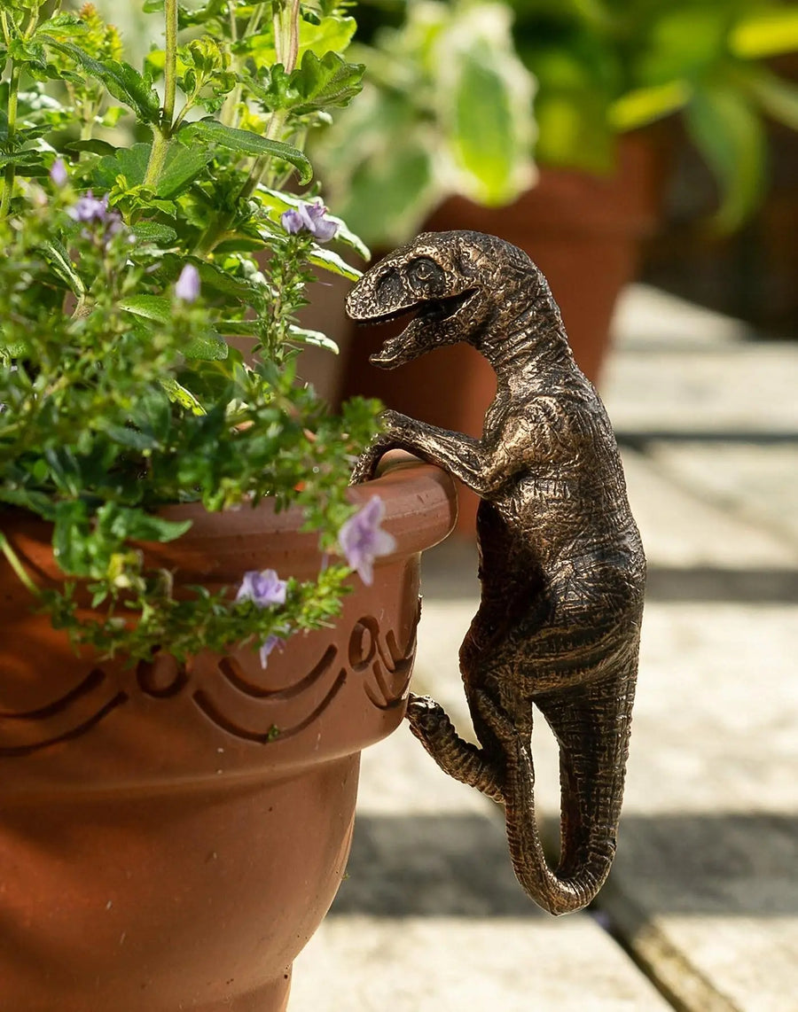 1Pc Small Dinosaur Decorations Flower Pot Bonsai Craft Decorations Flower Pot Pals Garden Decor Home Decor Dinosaur Gifts