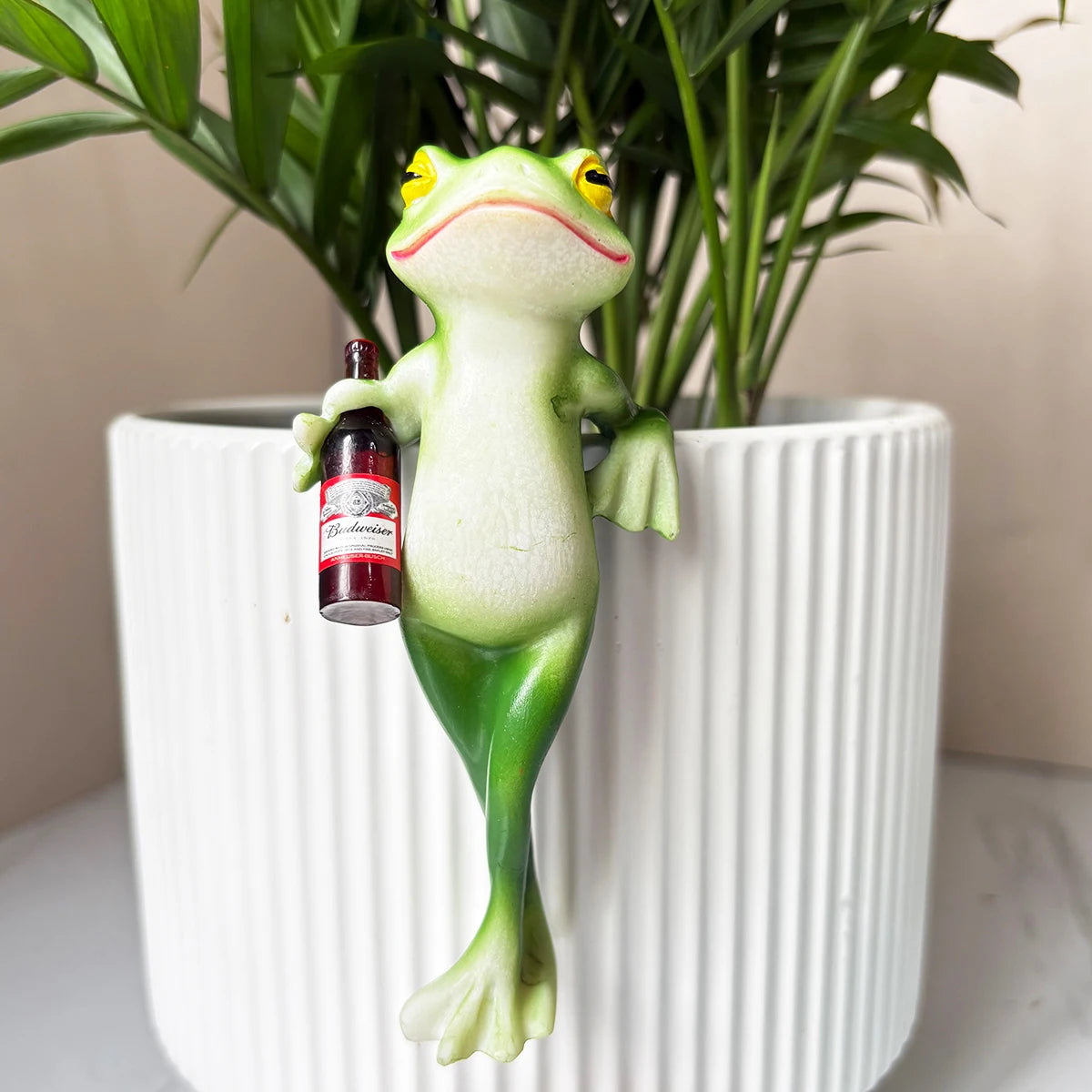 1Pc Resin Frog Statue Bonsai Accessories, Animal Decoration, Suitable for Lawn, Backyard and Garden/Flower Pot Decoration/Home Decoration/Bonsai Accessories