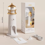 Moon Projection Lighthouse Night Lights Motion Sensor Dimmable Timing Ambient Night Lamp Bluetooth Music Christmas Birthday Gift