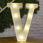 Alphabet Letter LED Lights Luminous Number Lamp Battery Warm Night Light for Home Wedding Birthday Christmas Party Decoration