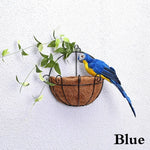 25/35Cm Creative Handmade Simulation Parrot Animal Bird Garden Props Decoration Miniature Feather Lawn Doll Ornaments