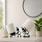 Cute Simple Animal Tissue Holder -Minimalist and Practical Paper Roll Holder an Ideal Creative for Holiday Gift Idea