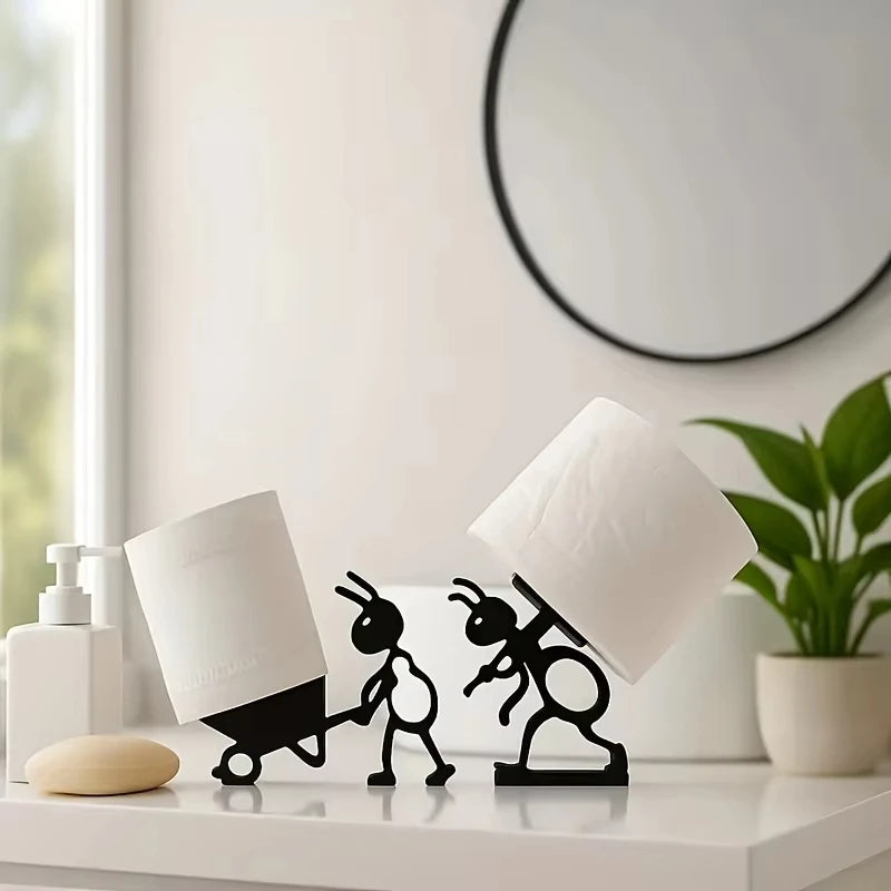 Cute Simple Animal Tissue Holder -Minimalist and Practical Paper Roll Holder an Ideal Creative for Holiday Gift Idea