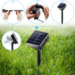 Water Droplets Solar String Lights Led Waterproof Outdoor Decoration Garland Fariy Lights Christmas Wedding Party Garden