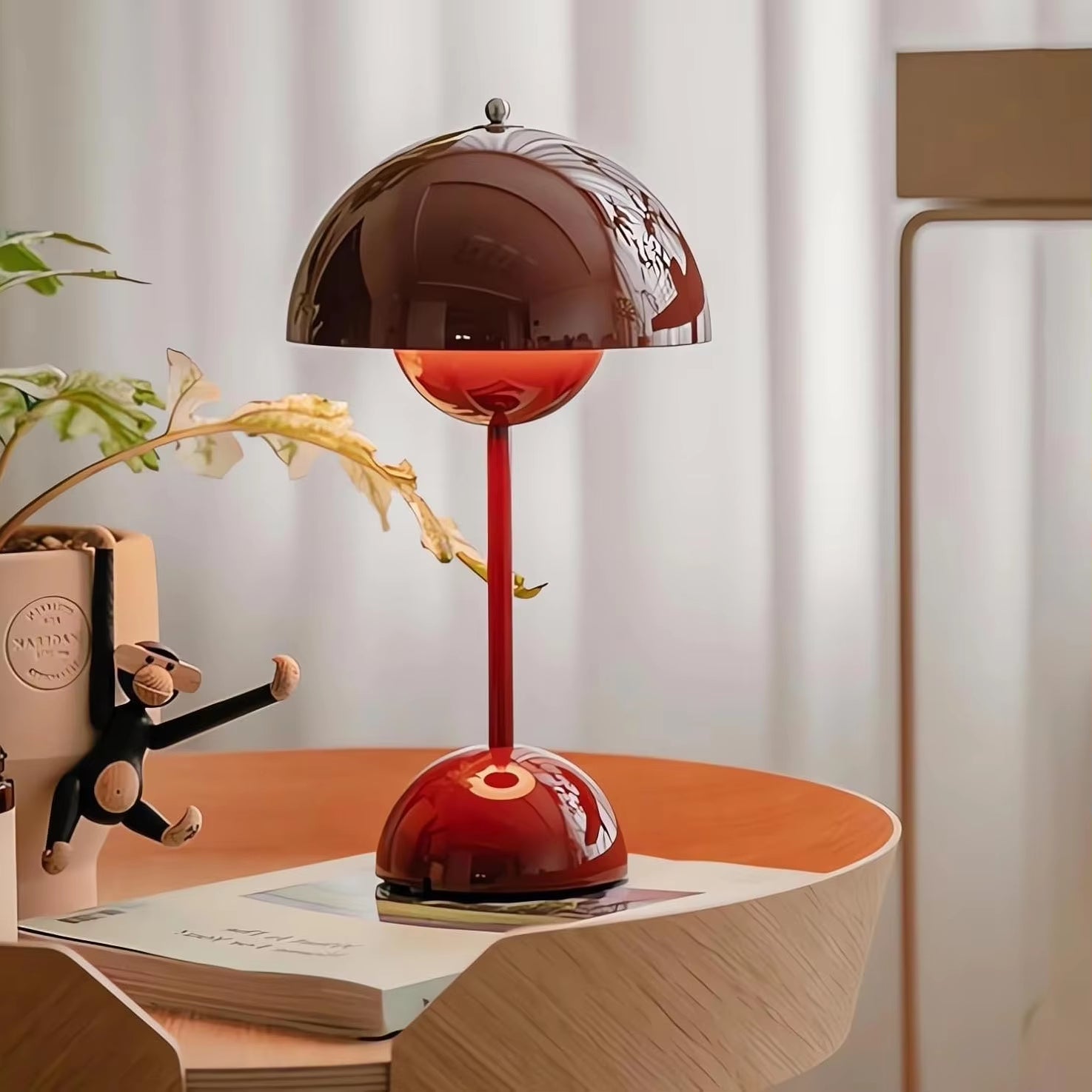 Modern Mushroom Night Light, Touch Color Changing Lamp, Bedroom Bedside Atmosphere Lamp, Home Decor Desktop Decorations