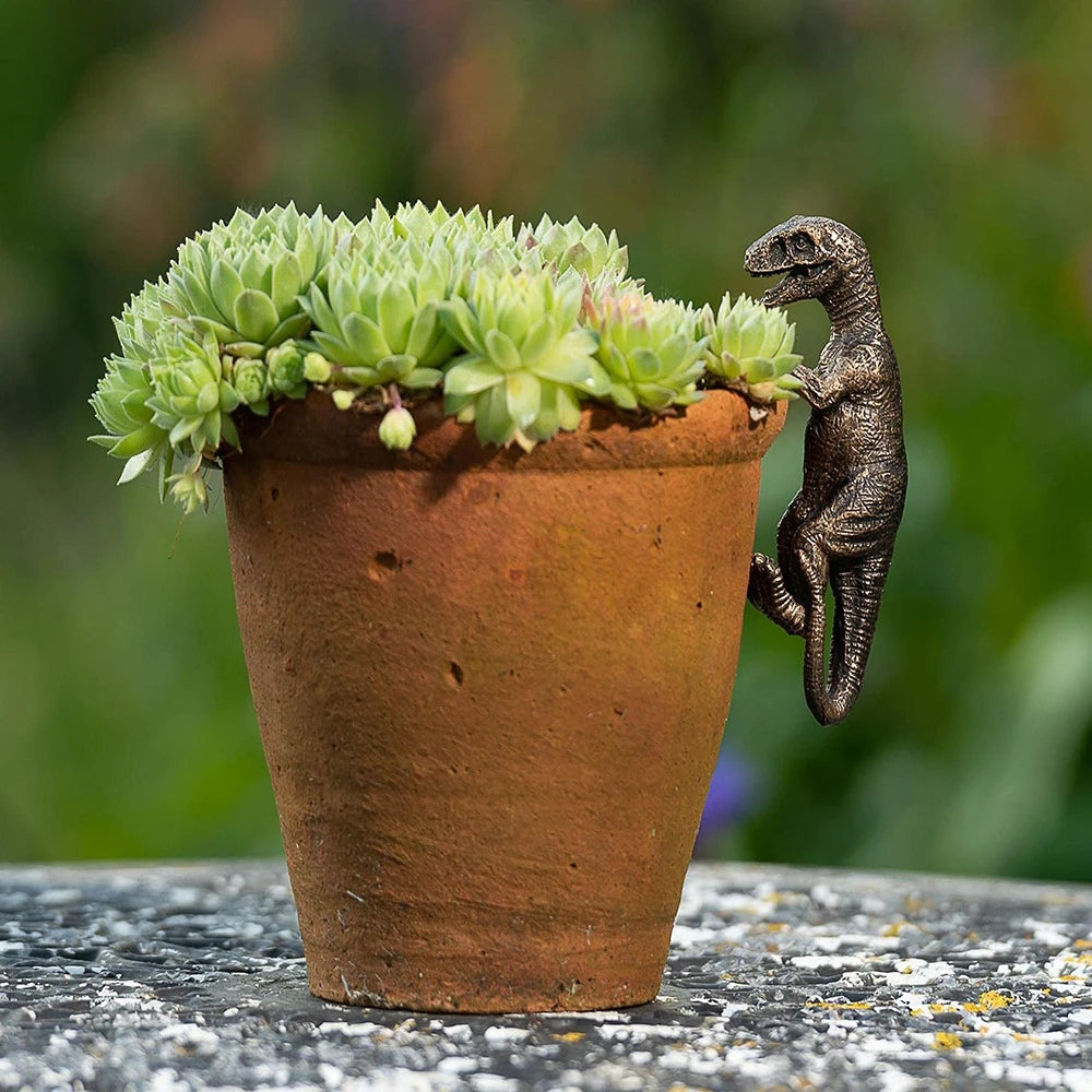 1Pc Small Dinosaur Decorations Flower Pot Bonsai Craft Decorations Flower Pot Pals Garden Decor Home Decor Dinosaur Gifts