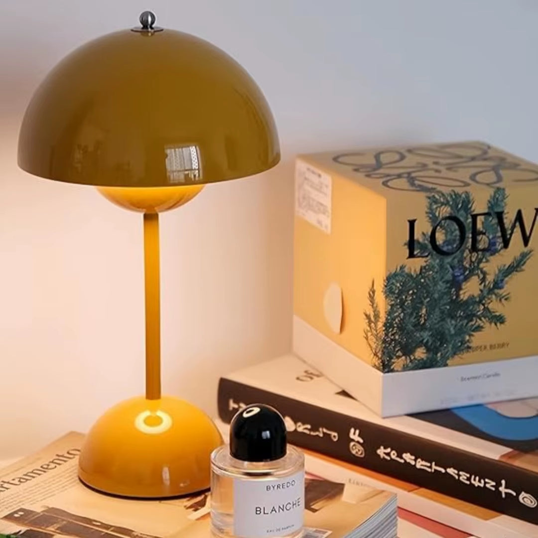 Modern Mushroom Night Light, Touch Color Changing Lamp, Bedroom Bedside Atmosphere Lamp, Home Decor Desktop Decorations