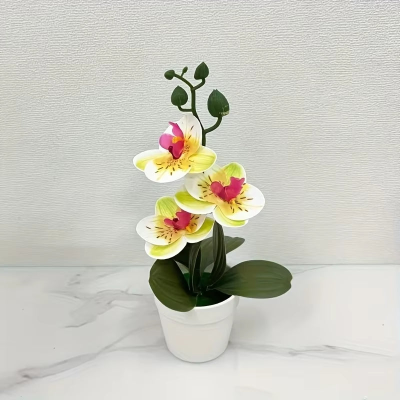 Artificial Orchid, Home/Office Decoration - Display of Living Room Dining Table, Entrance Flower Decoration, Not Easy to Fade