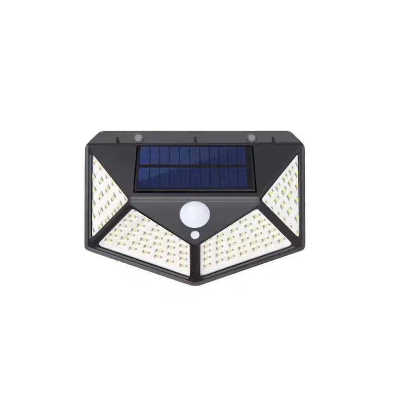 Outdoor Solar Lamp 100 LED Wall Lights PIR Motion Sensor Solar Powered Sunlight Street Light Garden Decoration​