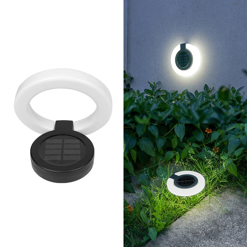1/4PCS Solar Lights Outdoor,Waterproof Atmosphere Light,Outdoor Buried Lamps, Wall Lighting, Lawn Lamp, for Balcony Garden Decor