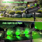 Solar Lights Outdoor Waterproof Solar Powered Garden Lawn Spot Light Solar Lights for Outdoor Landscape Pathway Decoration