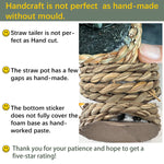 Green Artificial Plants Eucalyptus Grass Woven Small Potted Plants Grass Mound 11Cm PE Material Home Decoration
