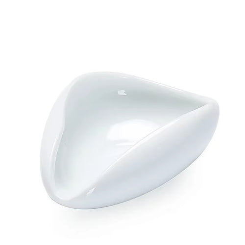 Coffee Bean Measuring Cup Ceramic Weighing Tray Coffee Powder Dosage Tray Suitable for Home Cafe Simple Coffee Tray Accessories