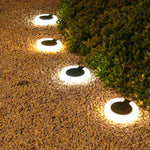 1/4PCS Solar Lights Outdoor,Waterproof Atmosphere Light,Outdoor Buried Lamps, Wall Lighting, Lawn Lamp, for Balcony Garden Decor