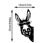 1Pc Rustic Squirrel Metal Tree Stake, Creative Iron Art Silhouette Decoration for Garden or Home