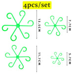 Flower Plant Stem Support Stakes Climbing Houseplant Stand Frame Plastic Garden No Stake Trellis Indoor Plant Holder Rack Hoops